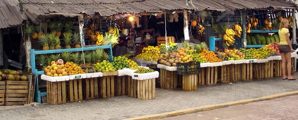 Tulum fruit stand, Mexico retirement
